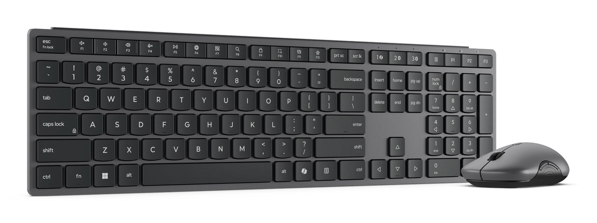 Lenovo 700 WIRELESS MOUSE KEYBOARD, Full-size (100%), Wireless, RF Wireless + Bluetooth, Grey, Mouse included