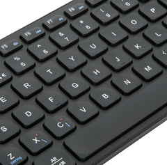 Targus AKB862UK, Mini, Wireless, Bluetooth, Membrane, QWERTY, Black