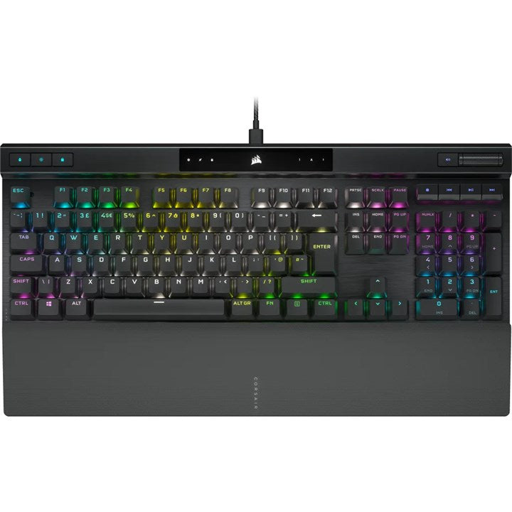 Corsair K70 RGB PRO, Wired, USB, Mechanical, QWERTY, RGB LED, Blackberry
