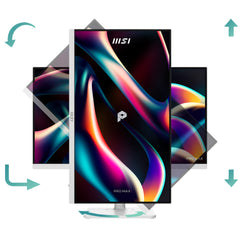 MSI PRO MAX 241PHW E14, 60.5 cm (23.8"), 1920 x 1080 pixels, Full HD, LCD, 4 ms, White
