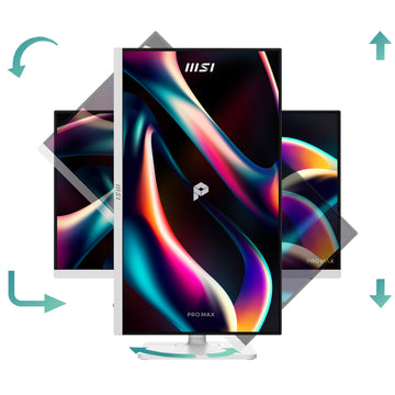 MSI PRO MAX 241PHW E14, 60.5 cm (23.8"), 1920 x 1080 pixels, Full HD, LCD, 4 ms, White