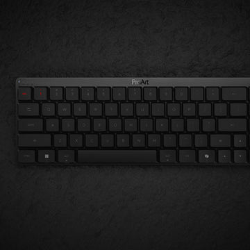 ASUS ProArt Keyboard KD300, Wireless, USB + RF Wireless + Bluetooth, Mechanical, QWERTY, RGB LED, Black