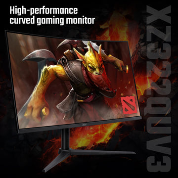 Acer Nitro XZ322QUV3 curved gaming monitor - 31.5", 1500R, Quad HD, 180Hz, 1ms, FreeSync, DisplayHDR 400, HDMI & DP, 80 cm (31.5"), 2560 x 1440 pixels, Quad HD, LED, 1 ms, Black