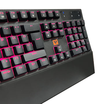 VIDA MECHA MECHANICAL RGB KEYBOARD, Wired, USB, Mechanical, QWERTY, RGB LED, Black