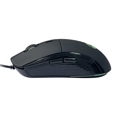 VIDA GAMER BLK 4IN1 USB KB MS HS KIT, Wired, USB, Membrane, QWERTY, RGB LED, Black