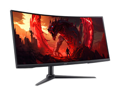 Acer NITRO XZ0 Nitro XZ340CURX0bmiiphx - 34'', WQHD (3440x1440), 200Hz, 1ms, 21:9, 1500R Curve, ZeroFrame, VA, Black, 86.4 cm (34"), 3440 x 1440 pixels, Wide Quad HD, LCD, 1 ms, Black