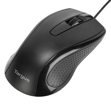 Targus AKM622UK, Full-size (100%), Wired, USB, QWERTY, Black, Mouse included