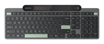 Lenovo 4Y41R69491, Full-size (100%), Wireless, Bluetooth, Plunger key switch, Black, Green