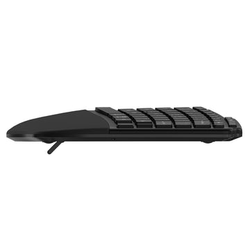 Kensington Pro Fit Ergo KB675 EQ TKL Rechargeable Keyboard, Tenkeyless (80 - 87%), Wireless, Bluetooth, Black