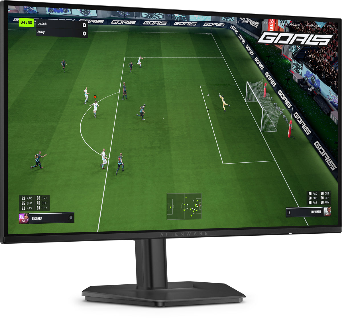 Alienware AW2726DL, 68.6 cm (27"), 2560 x 1440 pixels, Quad HD, LCD, 1 ms, Black