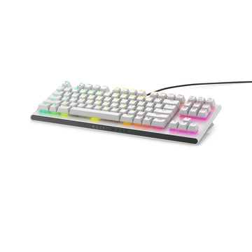 Alienware AW420K, Wired, USB, Mechanical, QWERTY, RGB LED, White