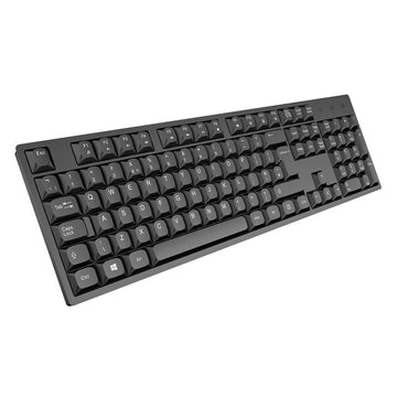VIDA OFFICE 2IN1 USB KEYBOARD KIT, Wired, USB, Membrane, QWERTY, Black, Mouse included