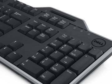 DELL KB813, Full-size (100%), USB, QWERTY, Black