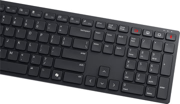 DELL Pro Wired Collaboration Keyboard - KB525C - US International (QWERTY), Full-size (100%), Wired, USB, Plunger key switch, QWERTY, Black