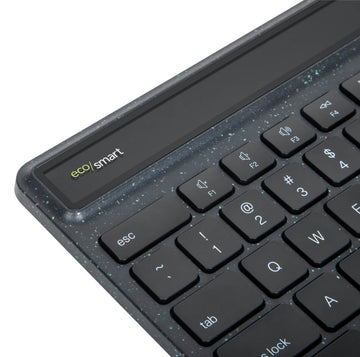 Targus EcoSmart AKB868UK, Wireless, Bluetooth, Scissor key switch, QWERTY, LED, Black
