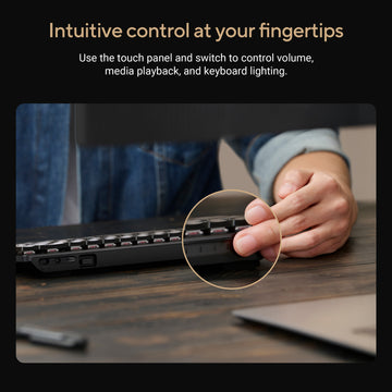 ASUS ProArt Keyboard KD300, Wireless, USB + RF Wireless + Bluetooth, Mechanical, QWERTY, RGB LED, Black