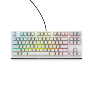 Alienware AW420K, Wired, USB, Mechanical, QWERTY, RGB LED, White