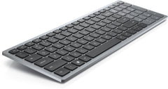 DELL Pro Plus Compact Keyboard - KB740 - UK (QWERTY), Full-size (100%), Wireless, RF Wireless + Bluetooth, Scissor key switch, QWERTY, Grey, Black