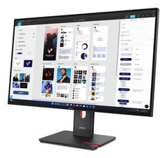 Lenovo ThinkVision T32UD-40 Monitor, 80 cm (31.5"), 3840 x 2160 pixels, 4K Ultra HD, LCD, 6 ms, Black