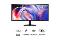 Samsung 40" ViewFinity S8 S85TH 5k2k WUHD Monitor, 101.6 cm (40"), 5120 x 2160 pixels, WUHD, LCD, 4 ms, Black