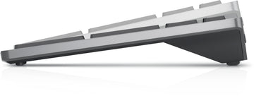 DELL Pro Plus Compact Keyboard - KB740 - UK (QWERTY), Full-size (100%), Wireless, RF Wireless + Bluetooth, Scissor key switch, QWERTY, Grey, Black
