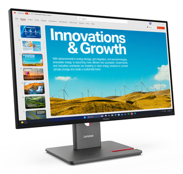Lenovo ThinkVision P24QD-40, 2560 x 1440 pixels, Wide Quad HD, LED, Black