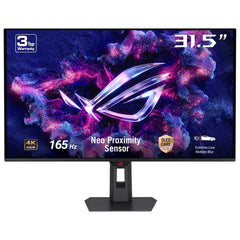 ASUS ROG Strix OLED XG32UCDS, 80 cm (31.5"), 3840 x 2160 pixels, 4K Ultra HD, QD-OLED, 0.03 ms, Black