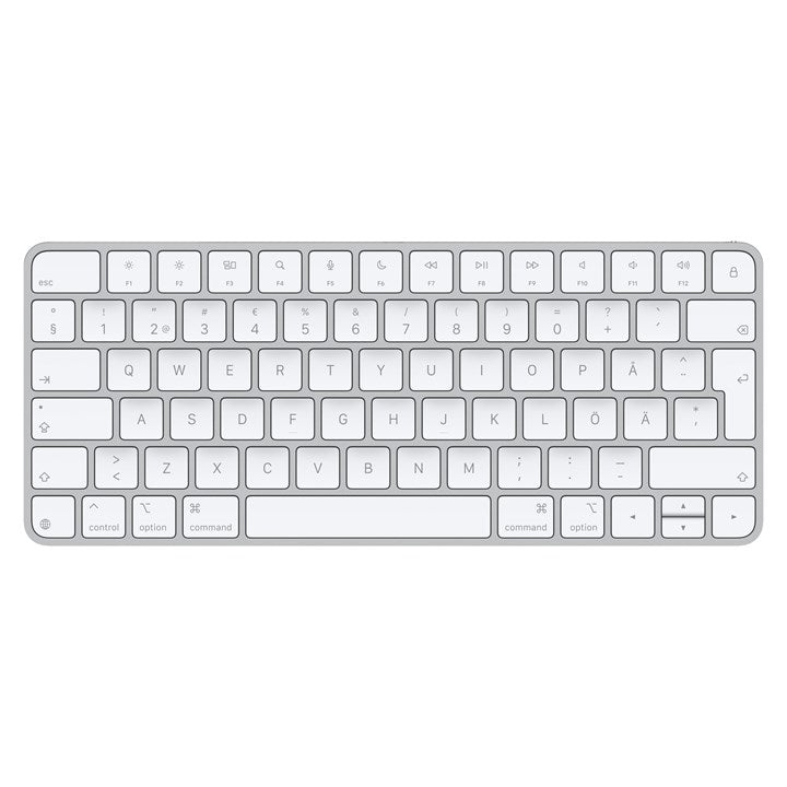 Apple Magic, Mini, Wired & Wireless, USB + Bluetooth, QWERTY, White