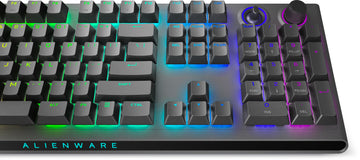 Alienware Tri-Mode AW920K, Full-size (100%), Wired & Wireless, USB + RF Wireless + Bluetooth, Mechanical, RGB LED, Grey