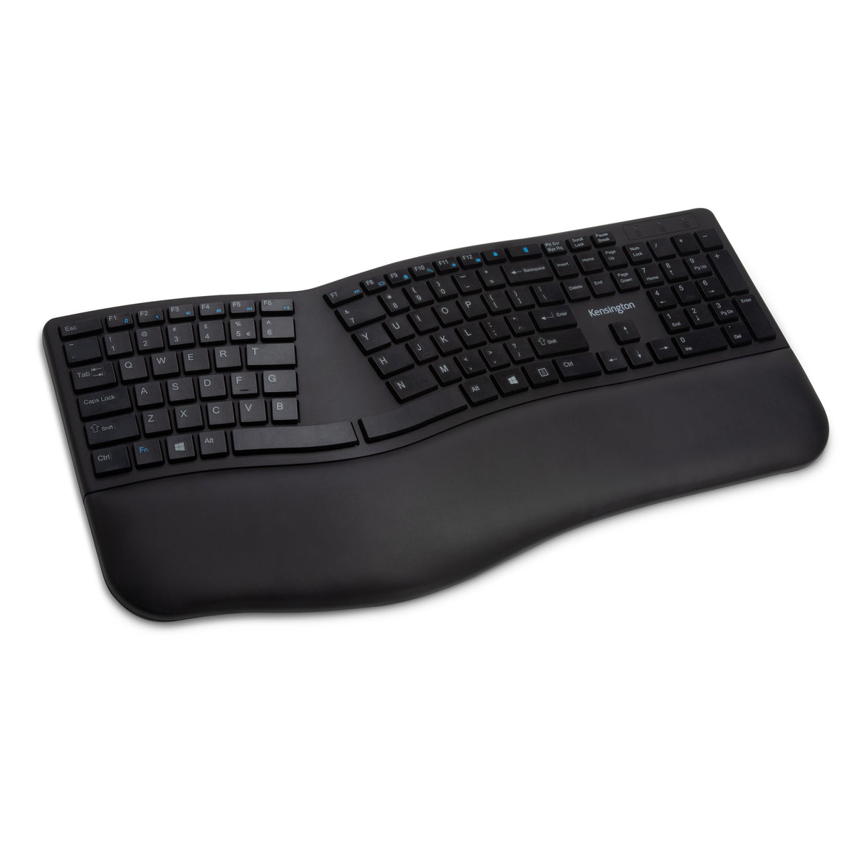 Kensington Pro Fit Ergo Wireless Keyboard (Black), Wireless, Bluetooth