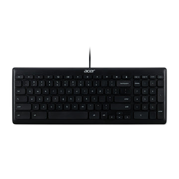 Acer Chrome keyboard, Full-size (100%), Wired, USB, QWERTY, Black