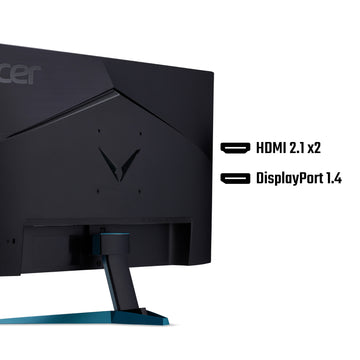 Acer NITRO VG2 Nitro VG272UW2 - 27" Quad HD (2560x1440), 240Hz, 0.5ms, ZeroFrame, HDR400, AMD FreeSync Premium Gaming Monitor, 68.6 cm (27"), 2560 x 1440 pixels, Quad HD, 0.5 ms, Black