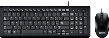 MSI USB Combo Copilot PRO_UK, Wired, USB, Membrane, QWERTY, Black, Mouse included
