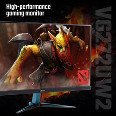 Acer NITRO VG2 Nitro VG272UW2 - 27" Quad HD (2560x1440), 240Hz, 0.5ms, ZeroFrame, HDR400, AMD FreeSync Premium Gaming Monitor, 68.6 cm (27"), 2560 x 1440 pixels, Quad HD, 0.5 ms, Black