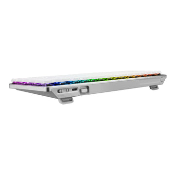 ASUS ROG Falchion RX Low Profile, Wired & Wireless, USB + RF Wireless + Bluetooth, Optical key switch, RGB LED, White, Mouse included