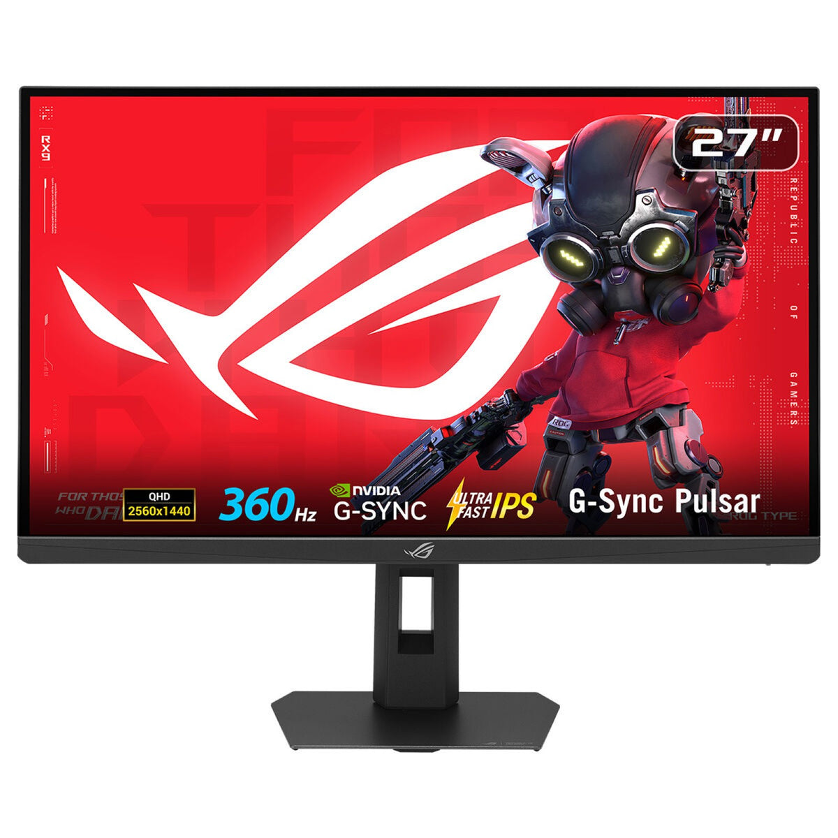 ASUS ROG Strix Pulsar XG27AQNGV, 68.6 cm (27"), 2560 x 1440 pixels, Wide Quad HD, LCD, 1 ms, Black