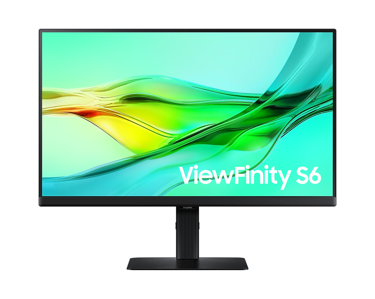 Samsung ViewFinity S6 LS24D600UAU, 61 cm (24"), 2560 x 1440 pixels, Quad HD, 5 ms, Black