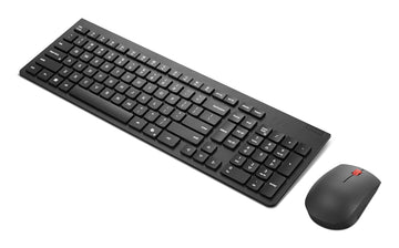 Lenovo 4X31R64484, Full-size (100%), Wireless, RF Wireless, Scissor key switch, Black, Mouse included