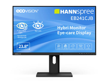 Hannspree Hybri Monitor EB241CJB, 60.5 cm (23.8"), 1920 x 1080 pixels, Full HD, LCD, 6 ms, Black
