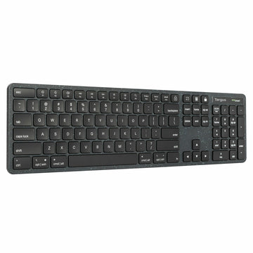Targus EcoSmart AKB874UK, Full-size (100%), Wired, USB, QWERTY, Black