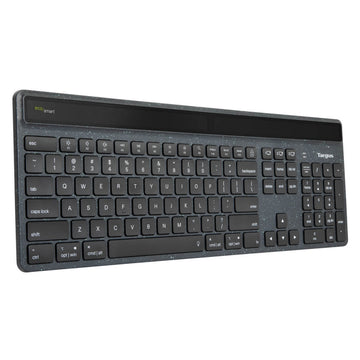 Targus EcoSmart AKB868UK, Wireless, Bluetooth, Scissor key switch, QWERTY, LED, Black