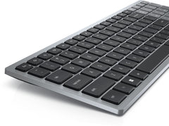 DELL Pro Plus Compact Keyboard - KB740 - UK (QWERTY), Full-size (100%), Wireless, RF Wireless + Bluetooth, Scissor key switch, QWERTY, Grey, Black