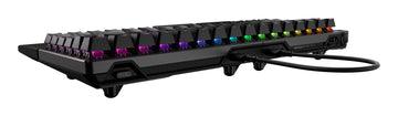 ASUS ROG Falcata, Wired & Wireless, USB + RF Wireless + Bluetooth, Magnetic-mechanical key switch, QWERTY, RGB LED, Black