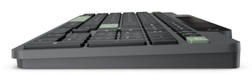 Lenovo 4Y41R69491, Full-size (100%), Wireless, Bluetooth, Plunger key switch, Black, Green