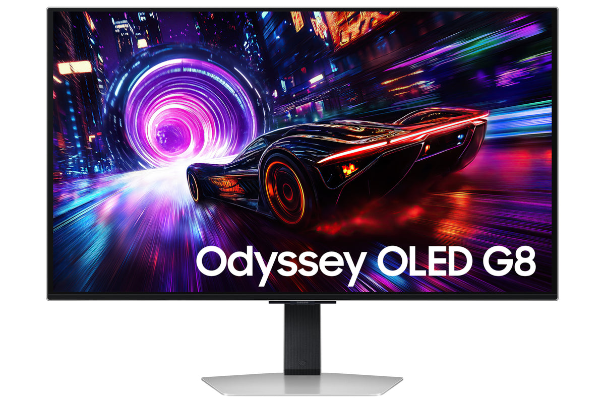 Samsung 32-inch Odyssey OLED G81SF 240Hz 4K Gaming Monitor, 3840 x 2160, Silver