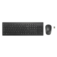 Kensington KM270 EQ Rechargeable Desktop Set – Wireless, Full-size (100%), Wireless, RF Wireless + Bluetooth, Black