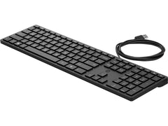 HP L95712-L31, Full-size (100%), Wired, USB, Mechanical, QWERTY, Black