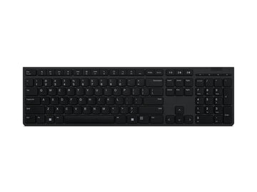 Lenovo 4Y41K04067, Full-size (100%), Wireless, RF Wireless + Bluetooth, Scissor key switch, QWERTY, Grey