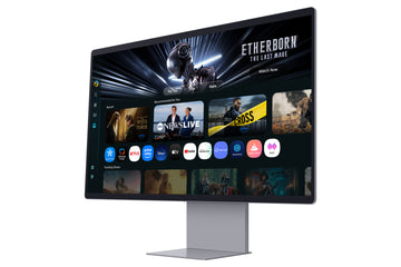 Samsung 32" Smart Monitor M9 M90SF UHD, 81.3 cm (32"), 3840 x 2160 pixels, 4K Ultra HD, OLED, 0.03 ms, Silver