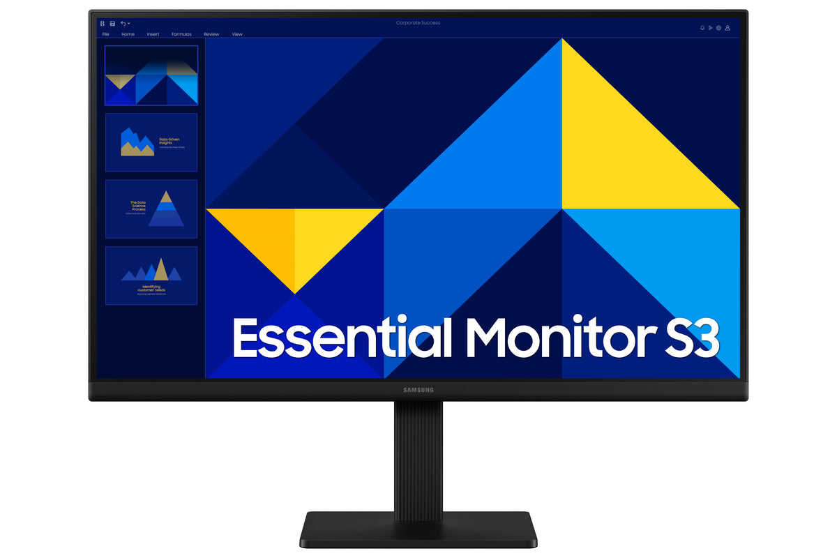 Samsung S27D300GAU, 68.6 cm (27"), 1920 x 1080 pixels, Full HD, LCD, 5 ms, Black